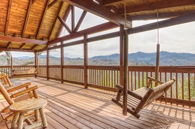mountain top mansion is a great cabin for your affordable Smoky Mountain getaway