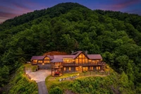 celesta vista is one of our large group cabin rentals in the Smoky Mountains